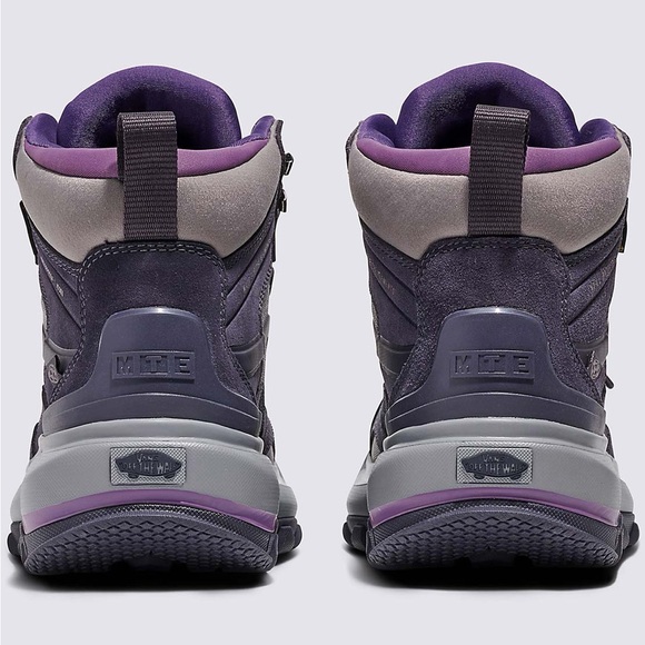 Vans MTE Crestline Waterproof Dark Grey Purple Men's 8 / Women’s 9.5 NWT - Picture 3 of 6